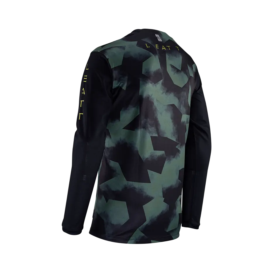 Leatt Gravity 3.0 Long Sleeve MTB Jersey - Spinach - 2024