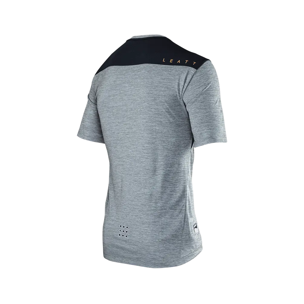 Leatt Trail 1.0 Short Sleeve MTB Jersey - Granite - 2024