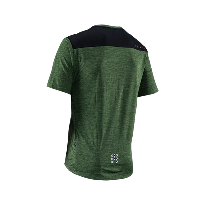 Leatt Trail 1.0 Short Sleeve MTB Jersey - Spinach - 2024
