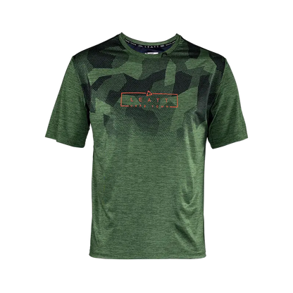Leatt Trail 1.0 Short Sleeve MTB Jersey - Spinach - 2024
