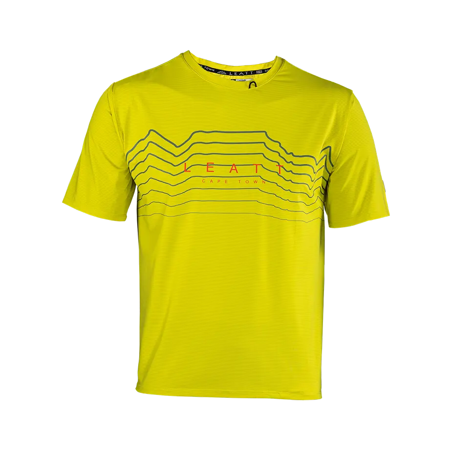 Leatt Trail 1.0 X-Flow Short Sleeve MTB Jersey - Acid - 2024