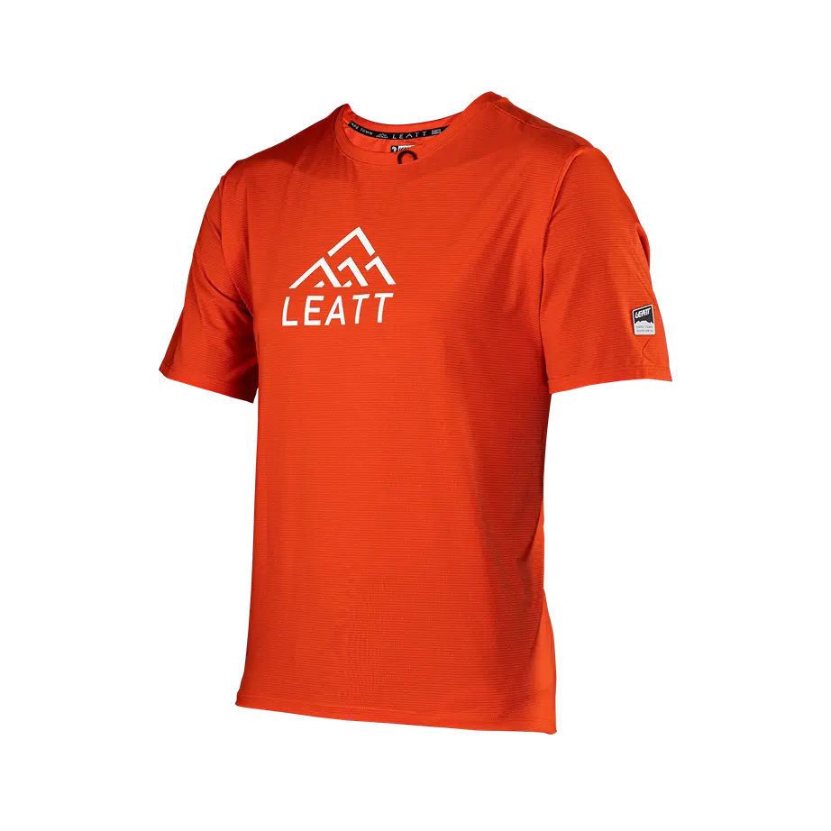 Leatt Trail 1.0 X-Flow Short Sleeve MTB Jersey - Glow - 2024