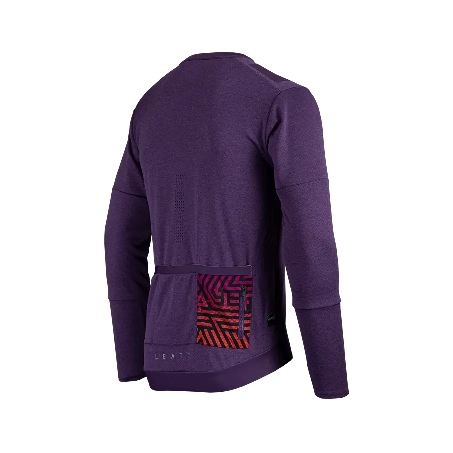 Leatt Trail 4.0 Long Sleeve MTB Jersey - Velvet - 2024