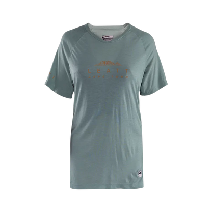 Leatt AllMtn 2.0 Short Sleeve MTB Jersey - Womens - Pistachio - 2024