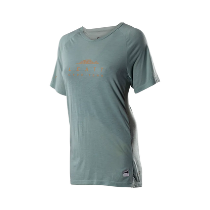 Leatt AllMtn 2.0 Short Sleeve MTB Jersey - Womens - Pistachio - 2024