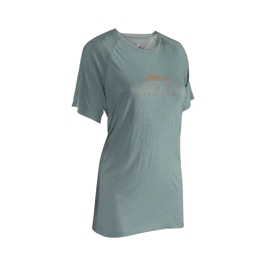 Leatt AllMtn 2.0 Short Sleeve MTB Jersey - Womens - Pistachio - 2024