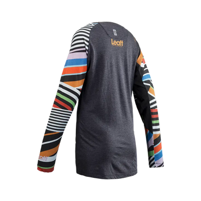 Leatt AllMtn 3.0 Long Sleeve MTB Jersey - Womens - Stripes - 2024