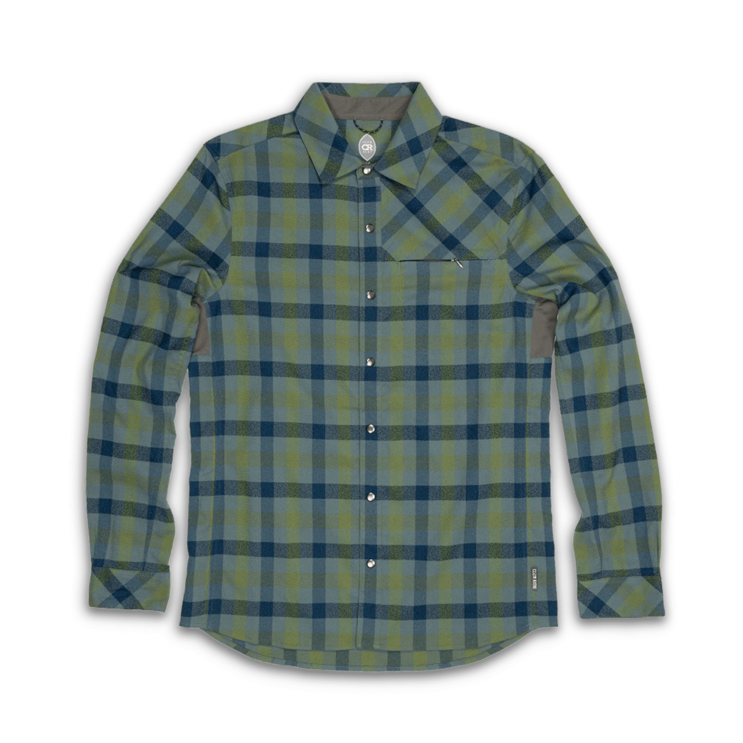 Club Ride Shaka Midweight Flannel Shirt - Teal Olive