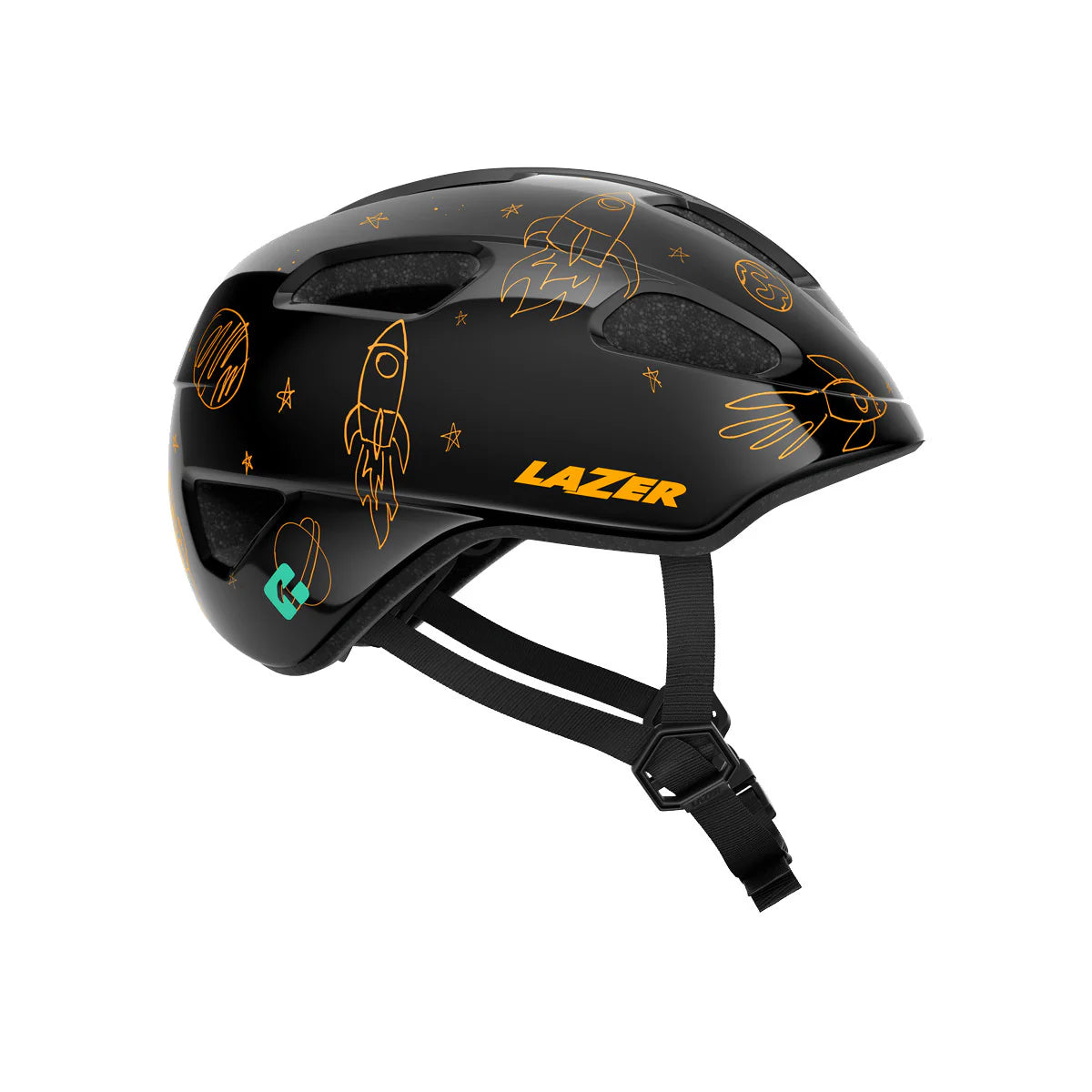Lazer Pnut Kineticore 2.0 Kids Helmet - Flying Rocket