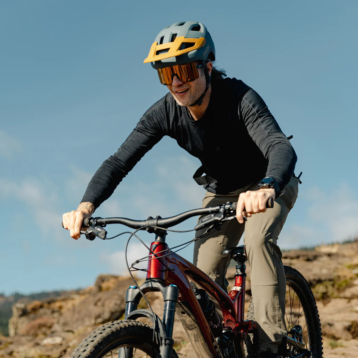 Smith Pilot MIPS MTB Helmet - Matte Flint