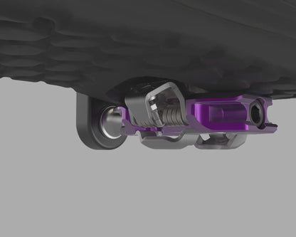 Wolf Tooth Components CTRL Trail Clipless MTB Pedal - Ultraviolet Purple