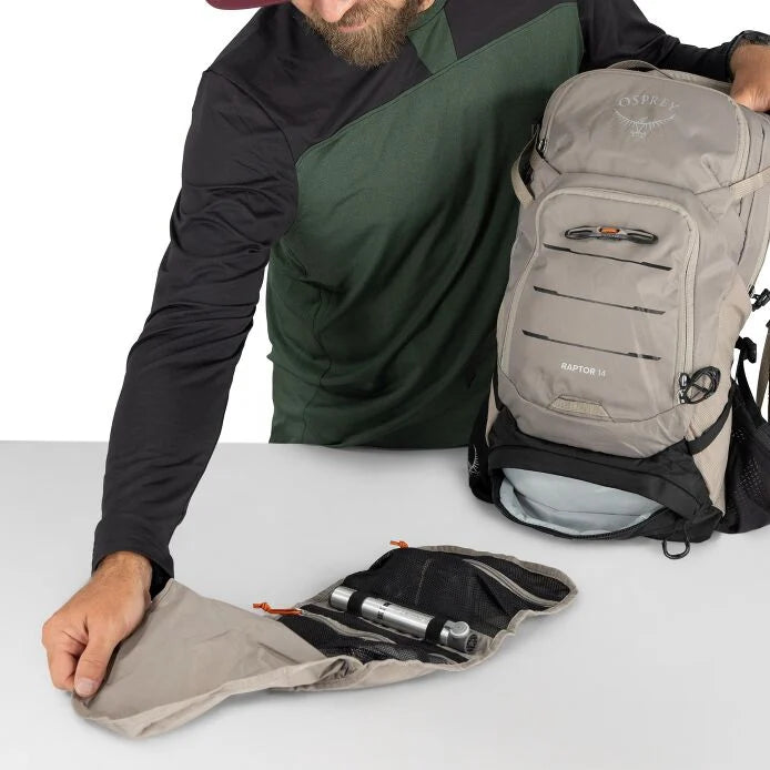 Osprey Raptor 14 Hydration Backpack - Tundra Green