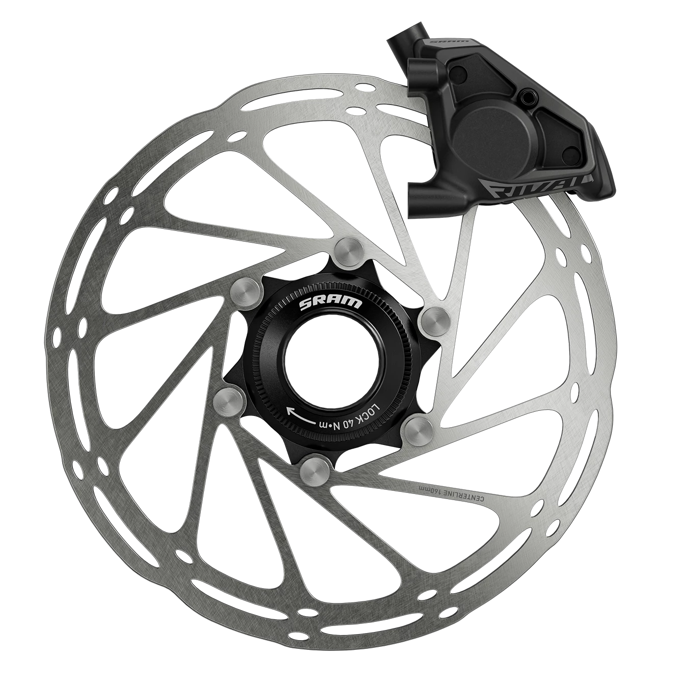 SRAM Rival AXS E1 HRD Shift/Brake Lever and Hydraulic Disc Caliper - Front