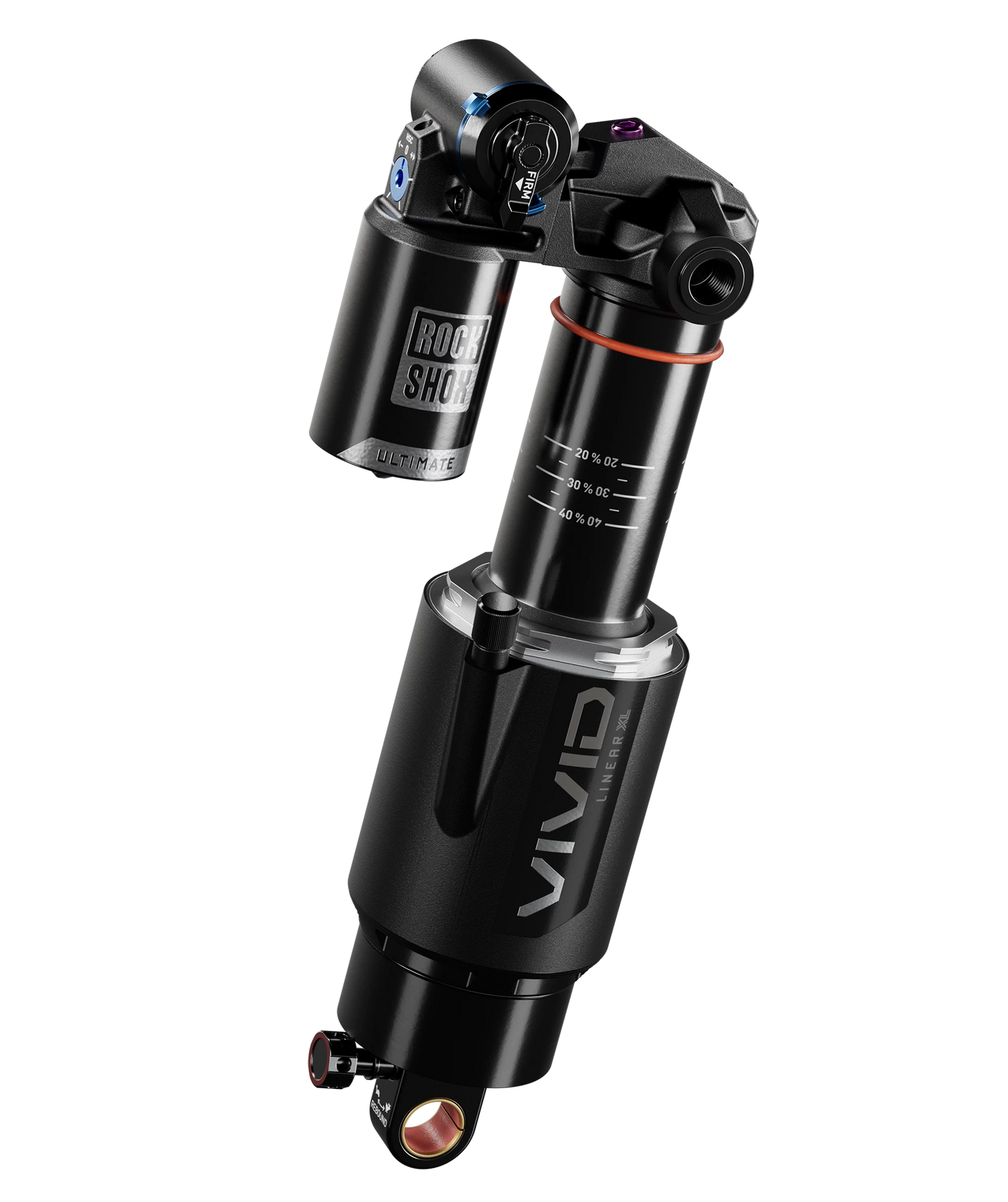 RockShox Vivid Ultimate RC2T D1 Rear Shock - Trunnion