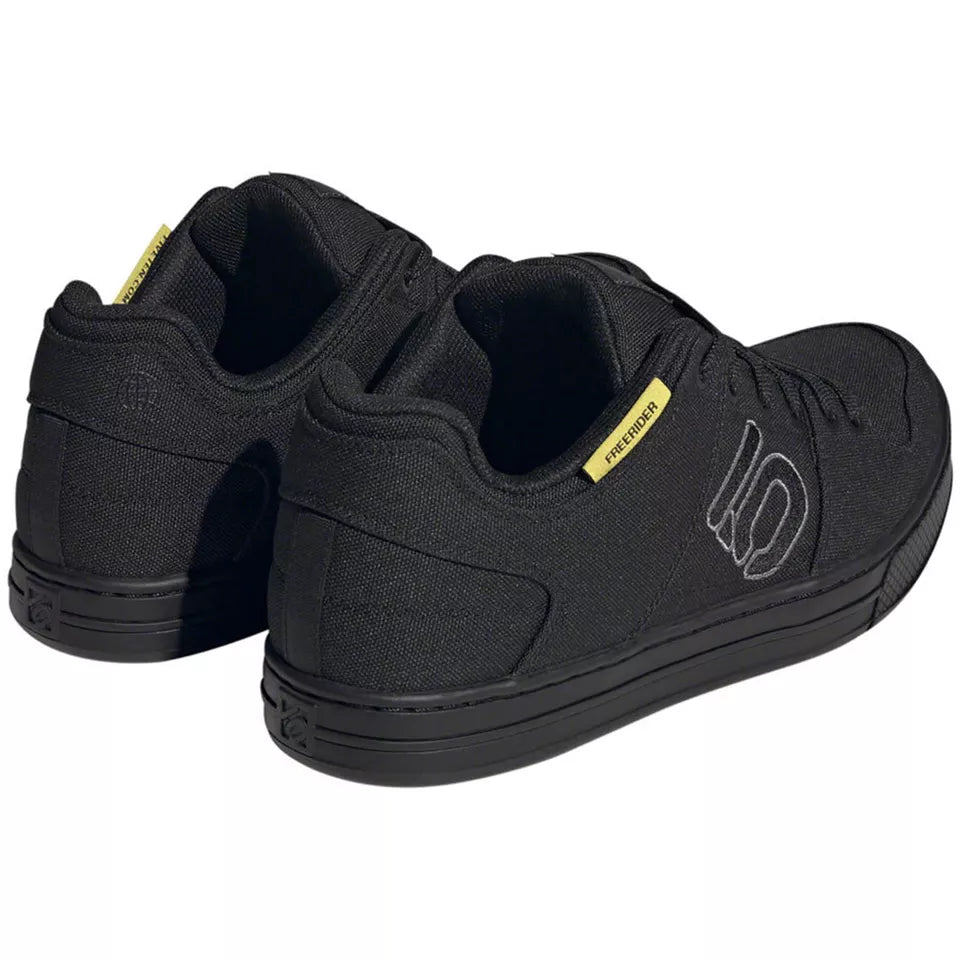 Five Ten Freerider Canvas Flat Pedal Shoe - Core Black-Dgh Solid Gray-Gray Five