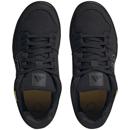 Five Ten Freerider Canvas Flat Pedal Shoe - Core Black-Dgh Solid Gray-Gray Five