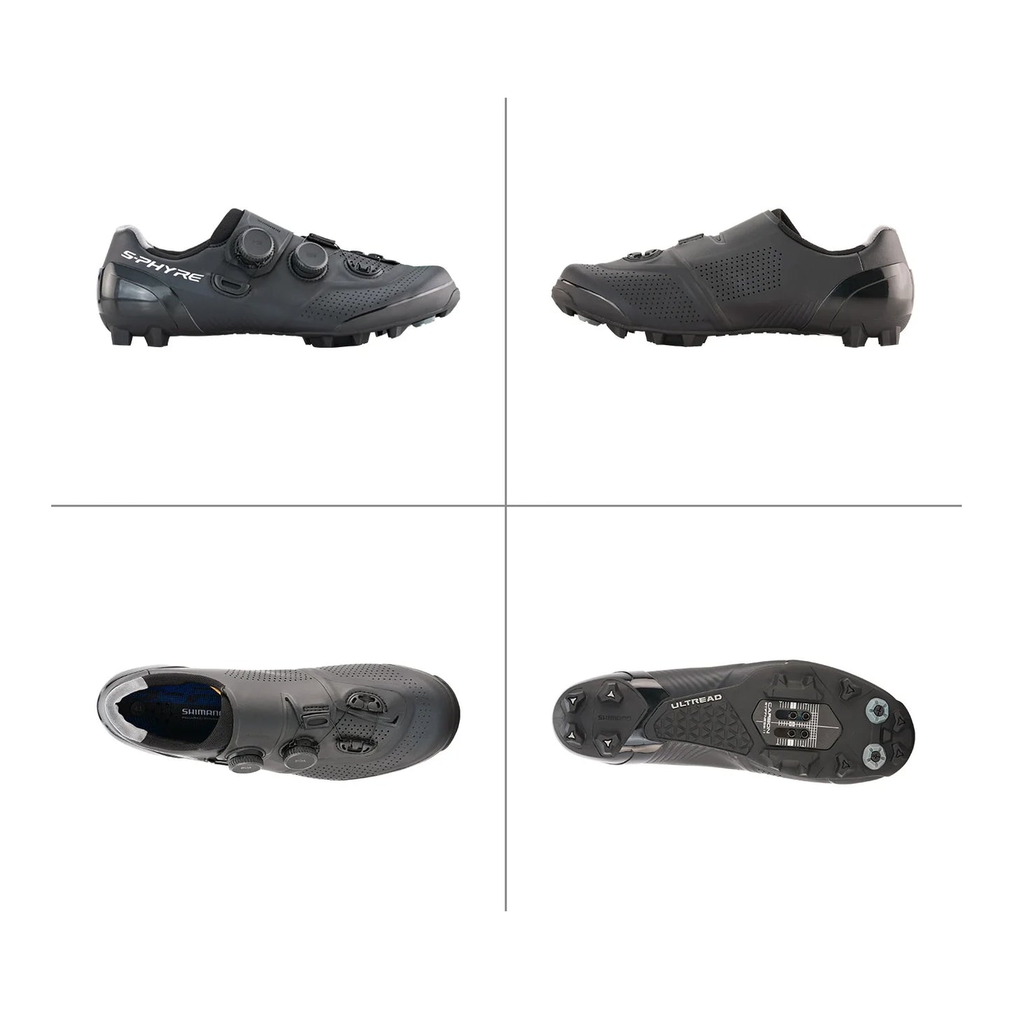 Shimano XC902 S-Phyre SPD XC MTB Shoe - Black