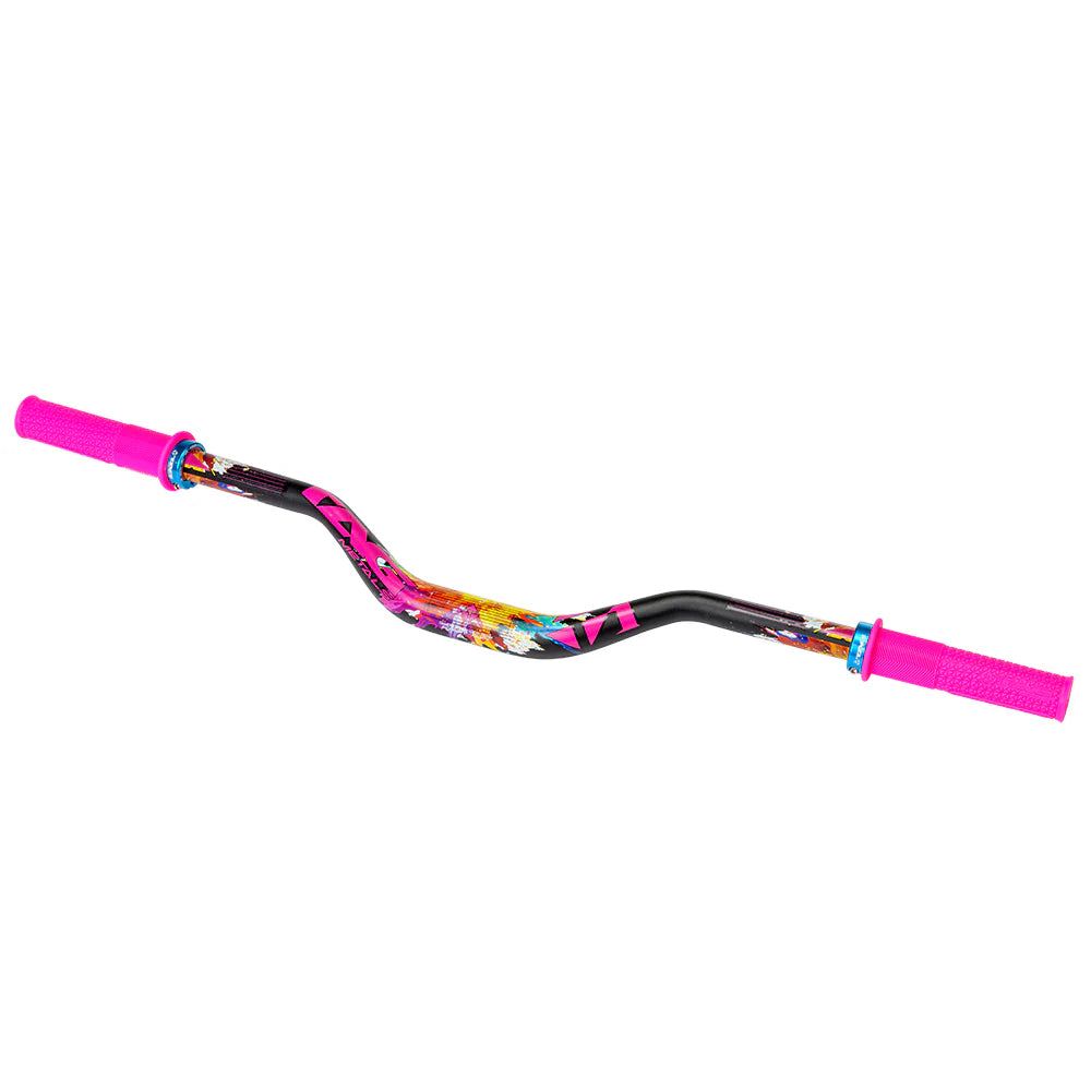 TAG Metals T1 Aluminum 35mm Handlebar - LTD Grip Combo - Black Splatter