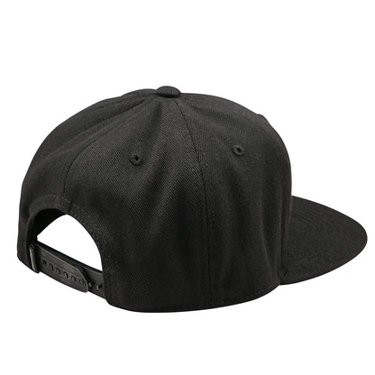 Troy Lee Designs Factory Flat Bill Snapback Hat - Black