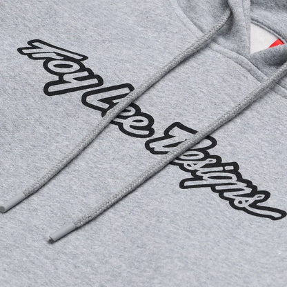 Troy Lee Designs Pullover Hoodie - Signature - Gray Heather