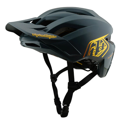 Troy Lee Designs Flowline MTB Helmet - Point - Gray-Gold