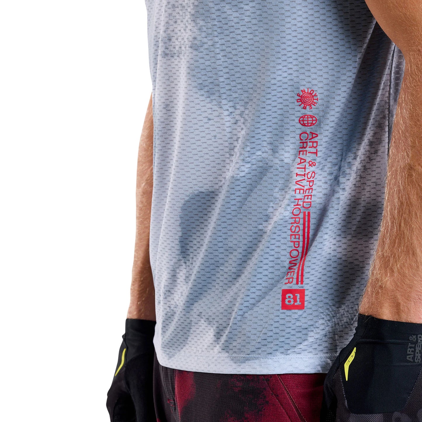 Troy Lee Designs Skyline Air Short Sleeve MTB Jersey - Flared - Concrete