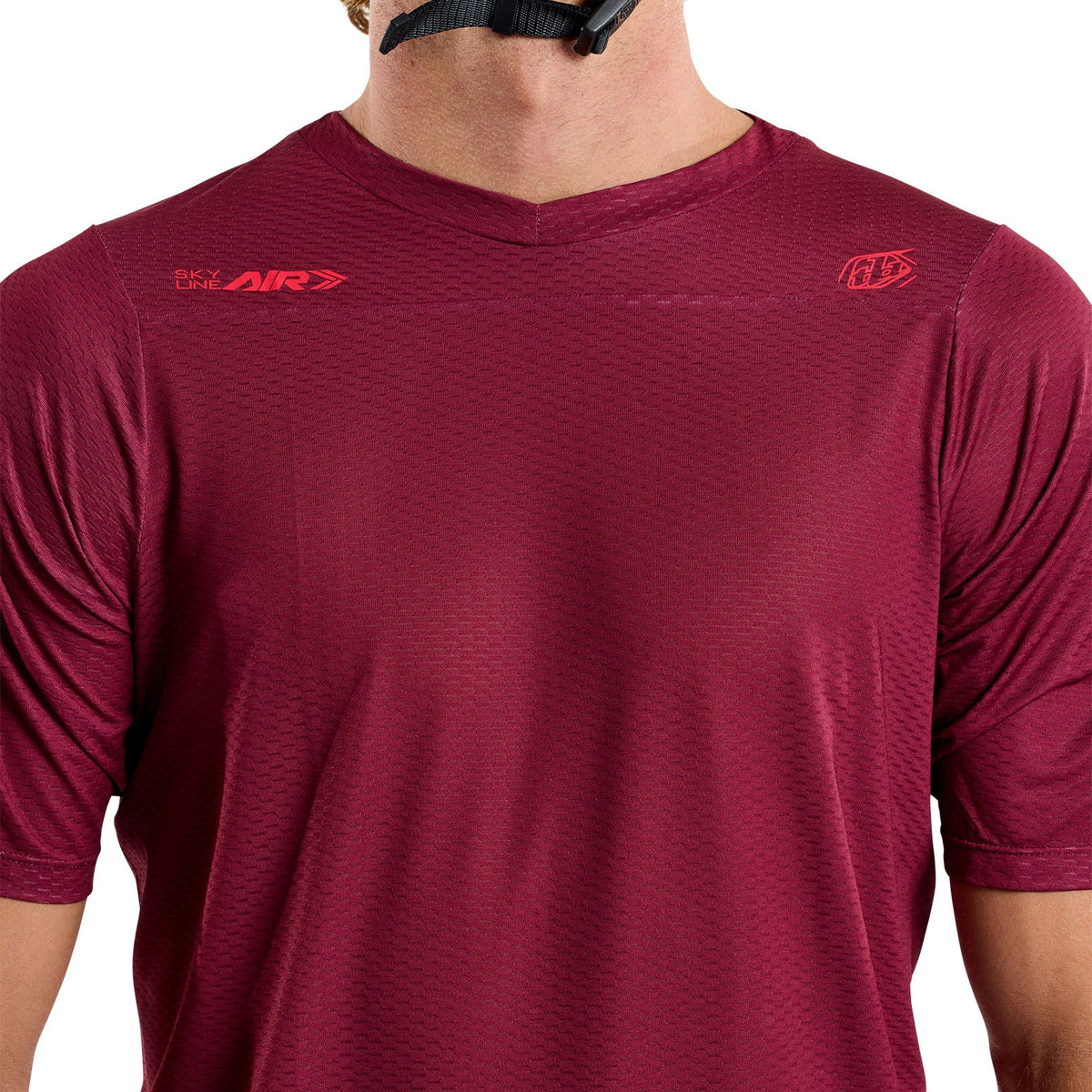 Troy Lee Designs Skyline Air Short Sleeve MTB Jersey - Oxblood
