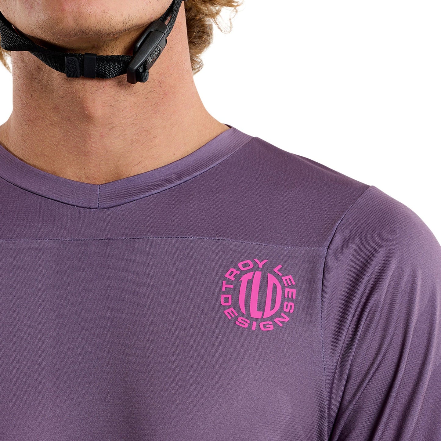 Troy Lee Designs Skyline Long Sleeve MTB Jersey - Radioscape - Deep Purple