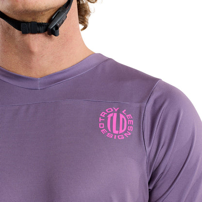 Troy Lee Designs Skyline Short Sleeve MTB Jersey - Radioscape - Deep Purple
