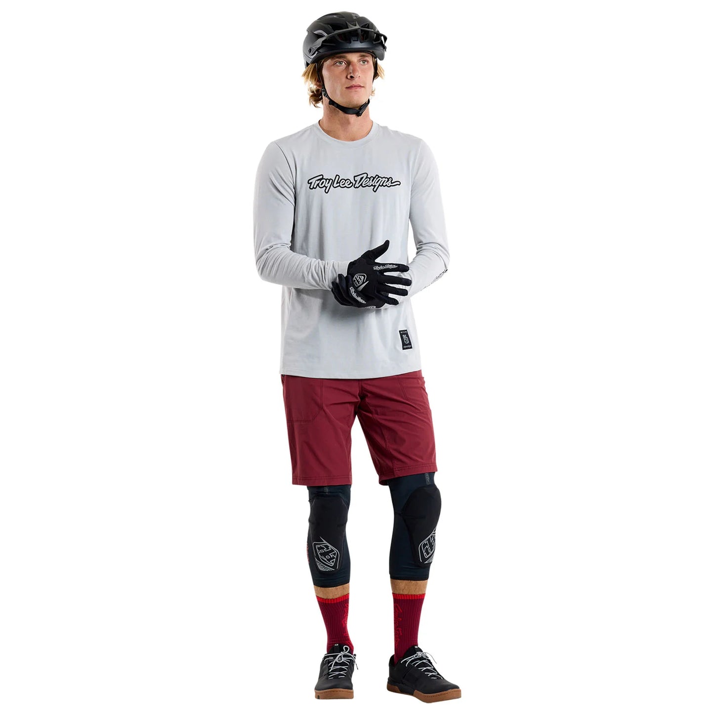 Troy Lee Designs Skyline Trail Short - Shell - Oxblood