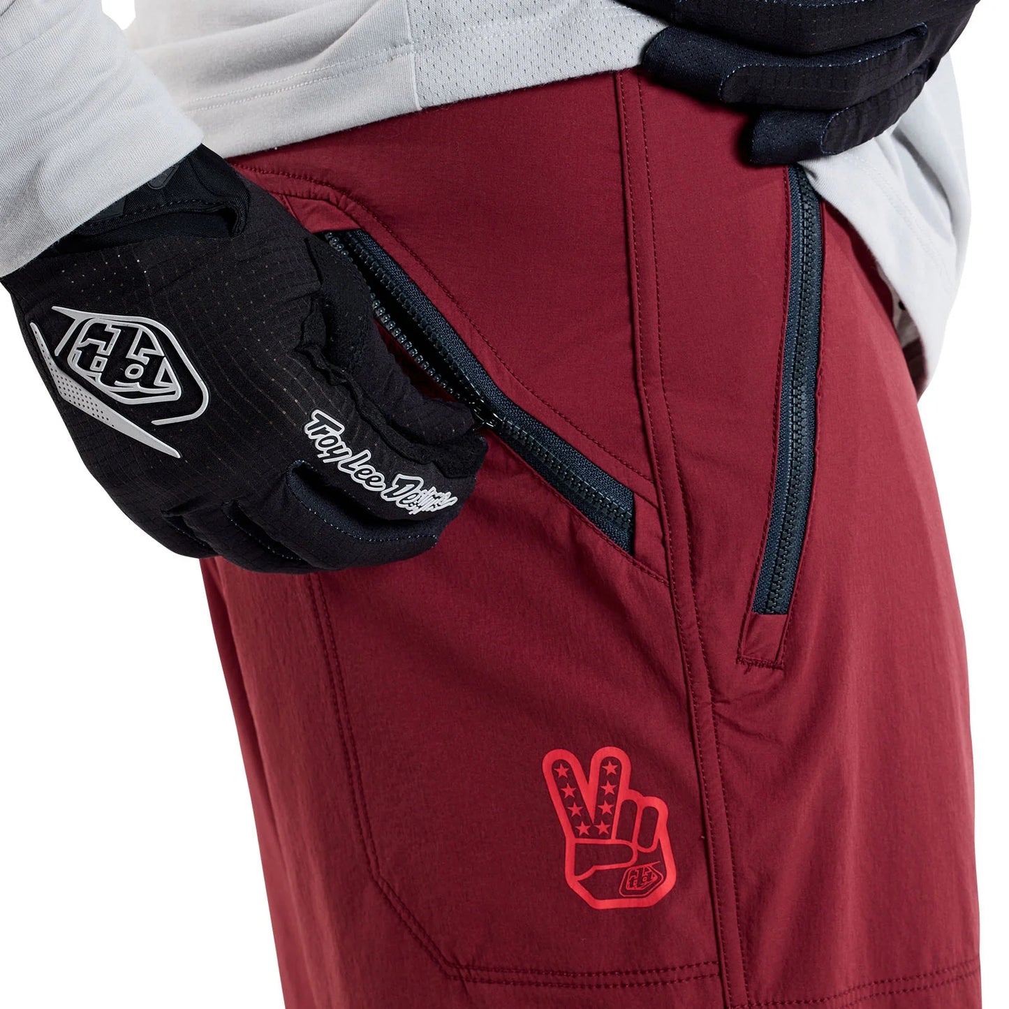 Troy Lee Designs Skyline Trail Short - Shell - Oxblood