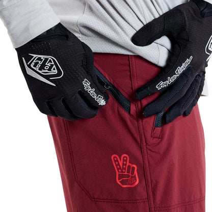 Troy Lee Designs Skyline Trail Short - Shell - Oxblood