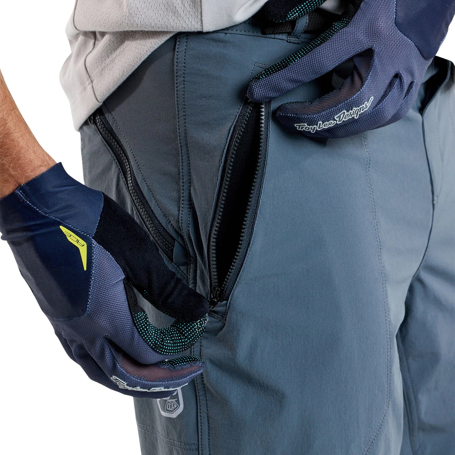 Troy Lee Designs Skyline Trail Short - Shell - Steel Blue