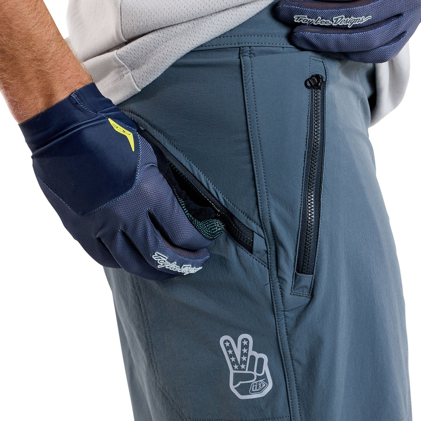 Troy Lee Designs Skyline Trail Short - Shell - Steel Blue