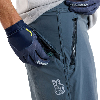 Troy Lee Designs Skyline Trail Short - Shell - Steel Blue