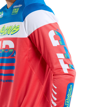 Troy Lee Designs Sprint Long Sleeve MTB Jersey - Fifty-50 - Fiery Red