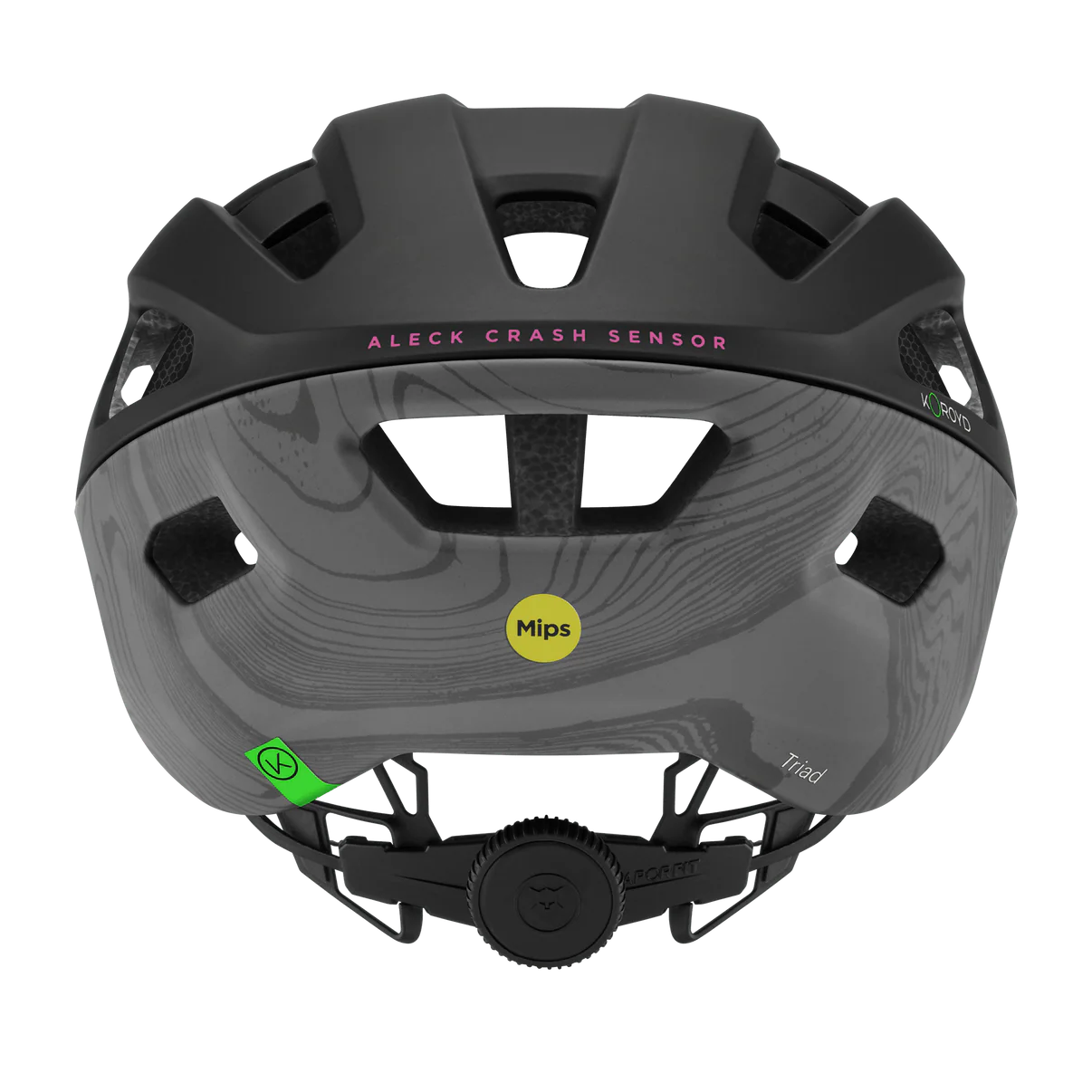 Smith Triad MIPS Road Helmet - Aleck Crash Sensor - Matte Black-Topo