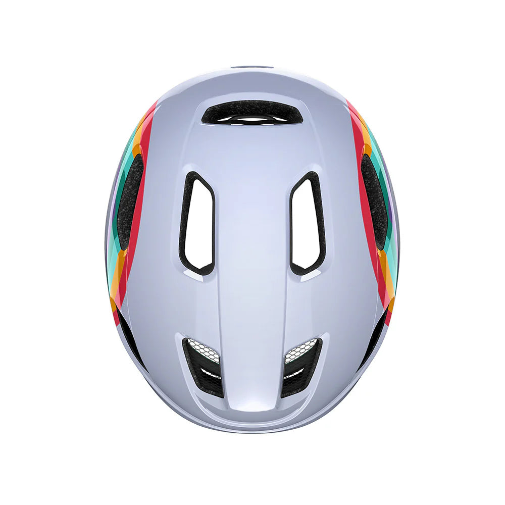 Lazer Pnut Kineticore 2.0 Kids Helmet - Rainbow