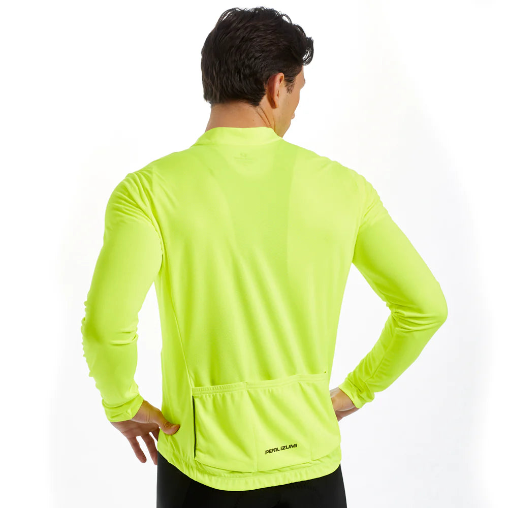 Pearl Izumi Quest Long Sleeve Road Jersey - Screaming Yellow