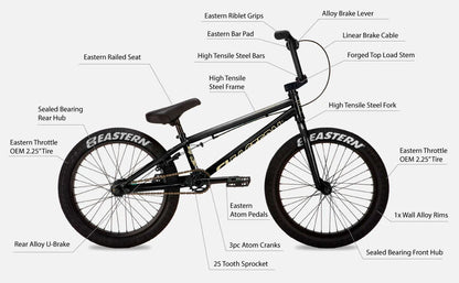 Eastern Cobra 20" BMX - Hot Blue