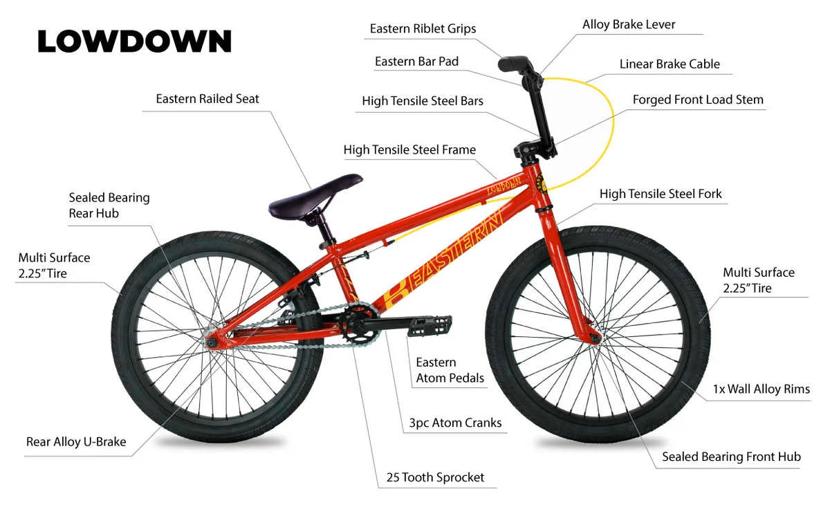 Eastern Lowdown 20" BMX - Cosmetic Damage