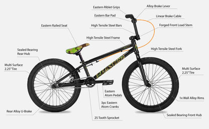 Eastern Lowdown 20" BMX - Tan-Camo
