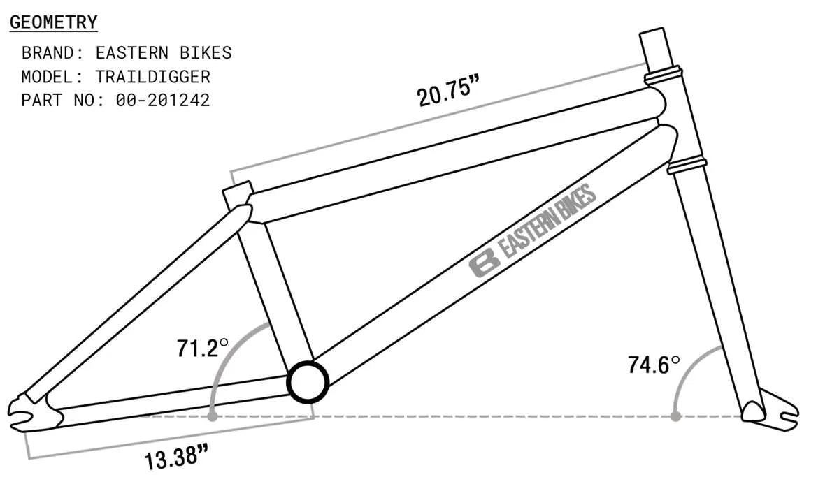 Eastern Traildigger 20" BMX - Orange