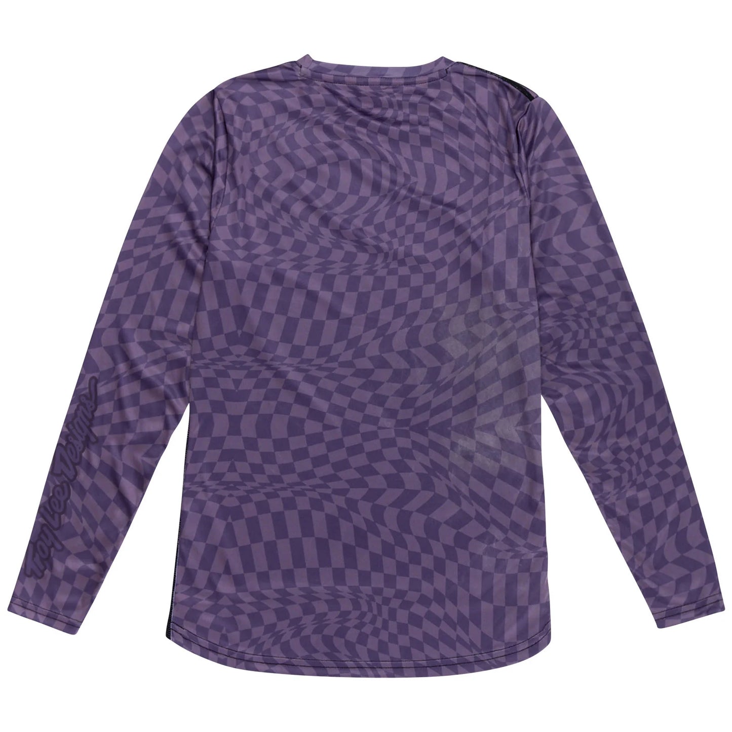 Troy Lee Designs Lilium Long Sleeve MTB Jersey - Womens - Twisted Checkers - Deep Purple