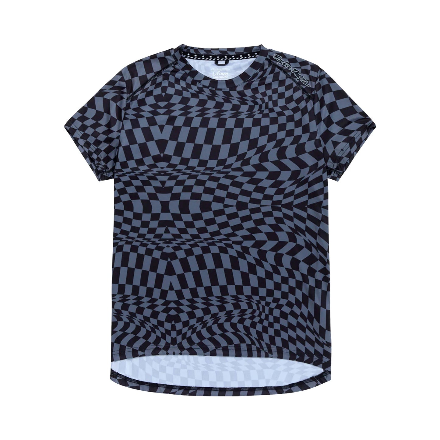 Troy Lee Designs Lilium Short Sleeve MTB Jersey - Womens - Twisted Checkers - Black