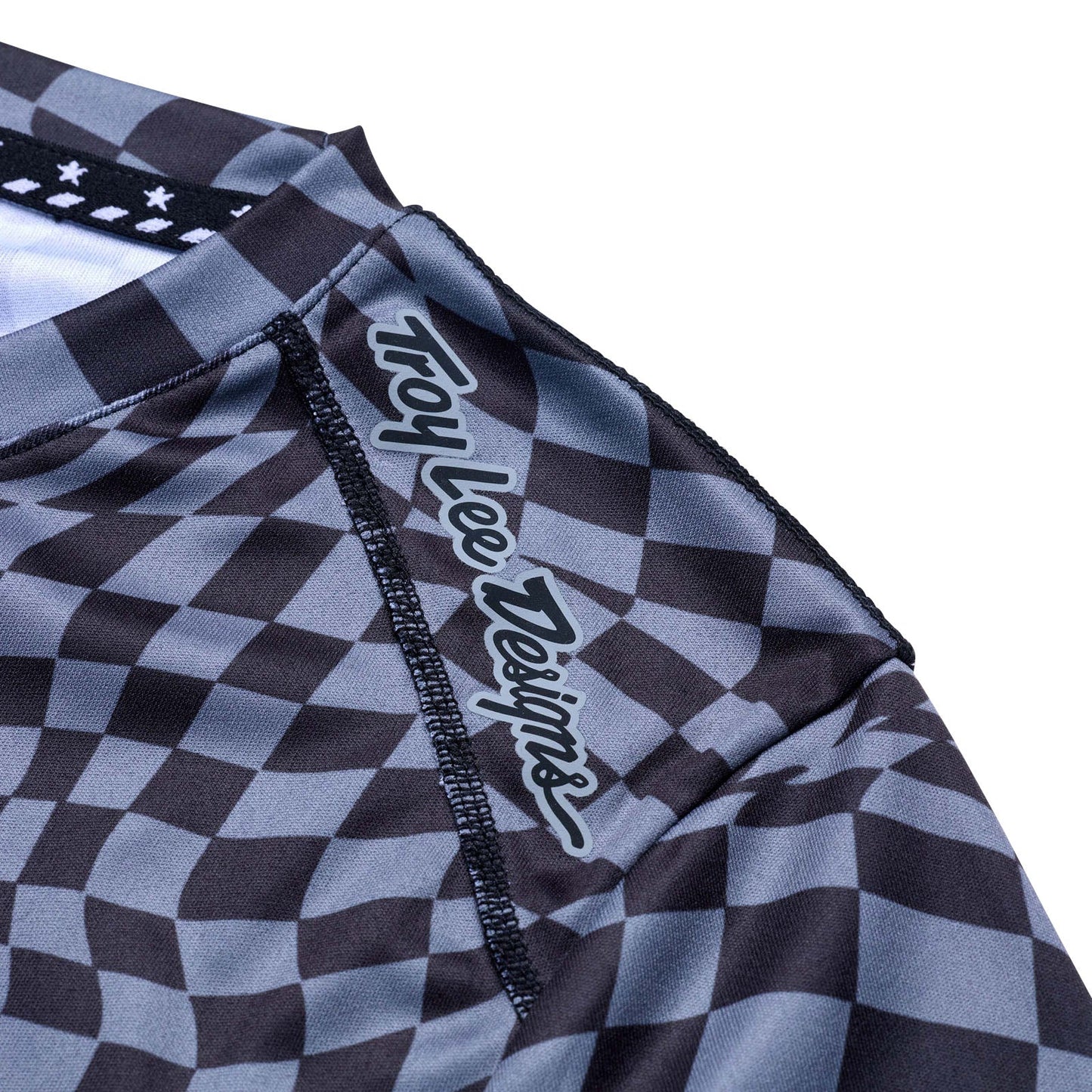 Troy Lee Designs Lilium Short Sleeve MTB Jersey - Womens - Twisted Checkers - Black