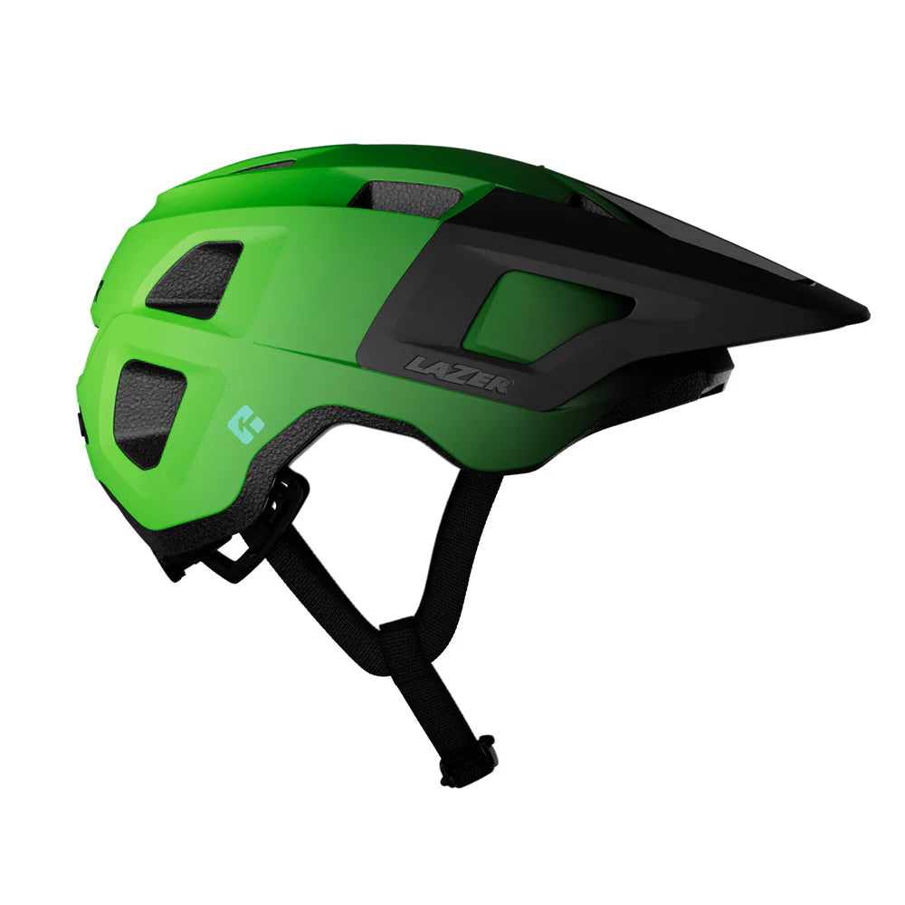 Lazer Finch Kineticore Kids Helmet - Matte Black Acid