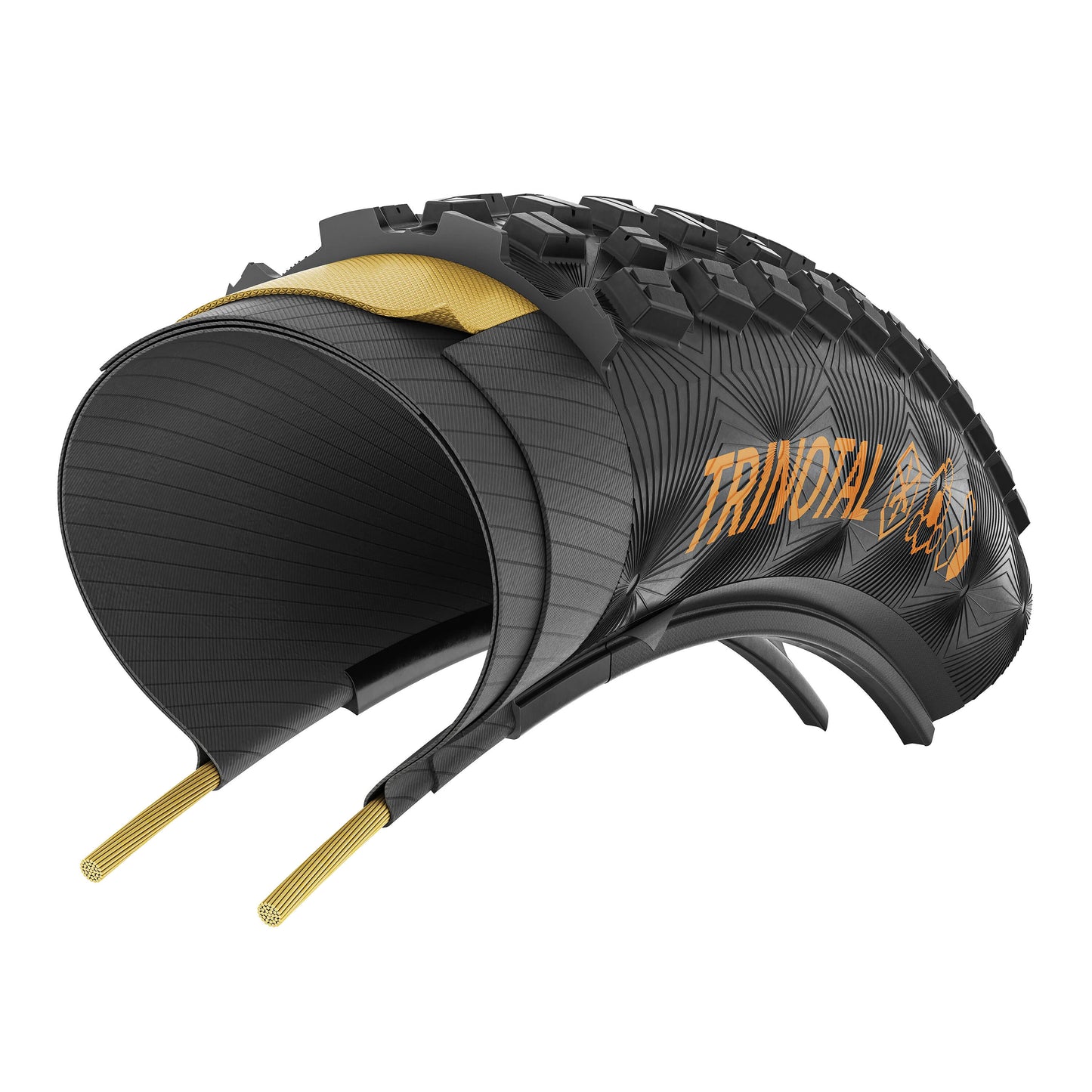 Continental Trinotal Trail Grip 29" Folding MTB Tire - Black