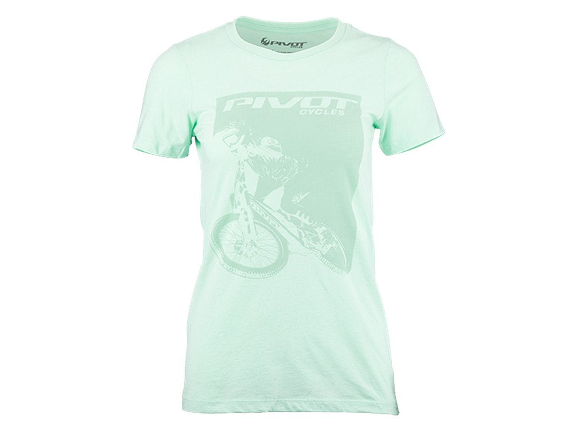 Pivot Rider Short Sleeve Tee - Womens - Mint Mint Small 