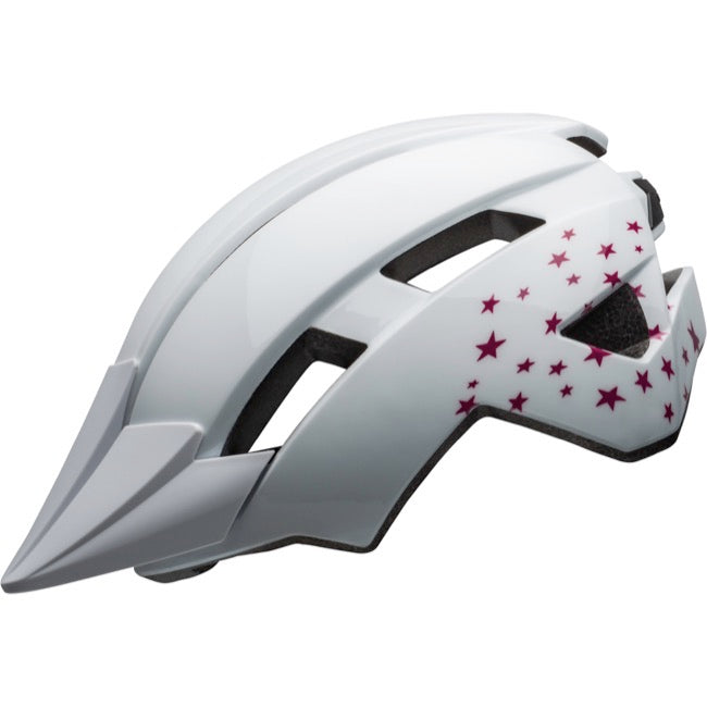 Bell Sidetrack II MTB Helmet - Youth - White Stars